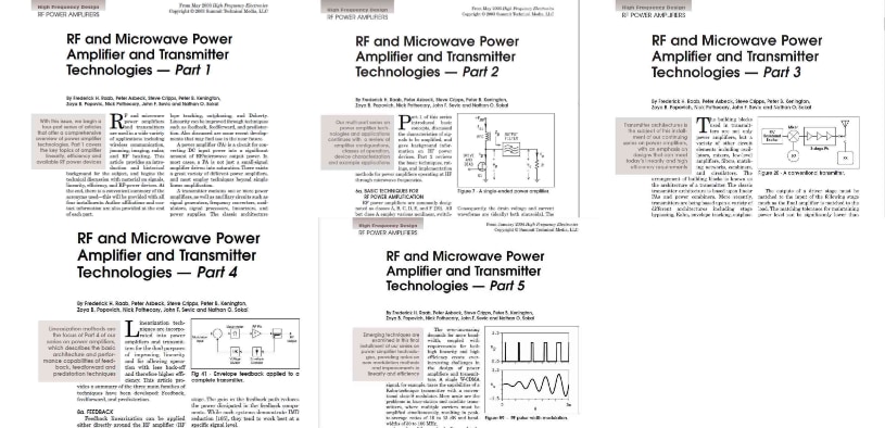 RF and Microwave Power Amplifier and Transmitter Technologies